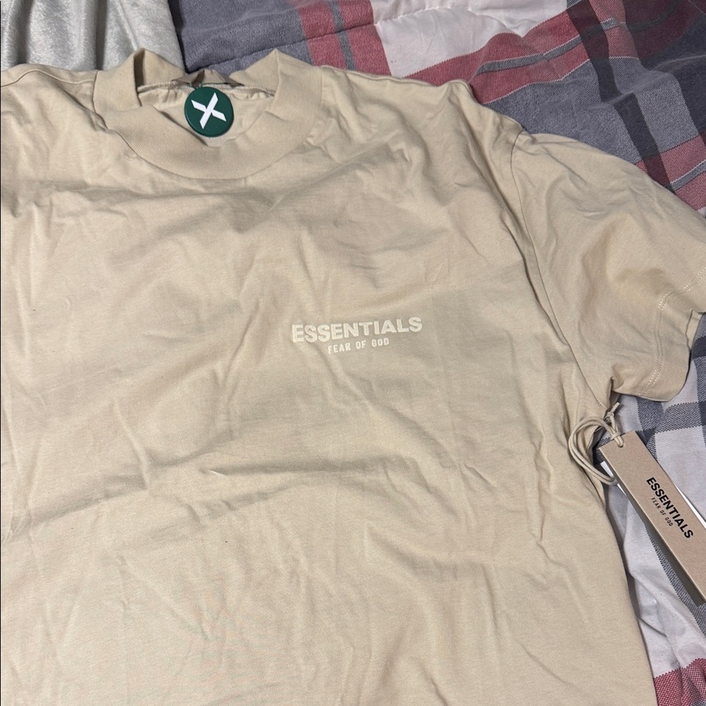Essentials Fear Of God SS22 Wheat T-Shirt